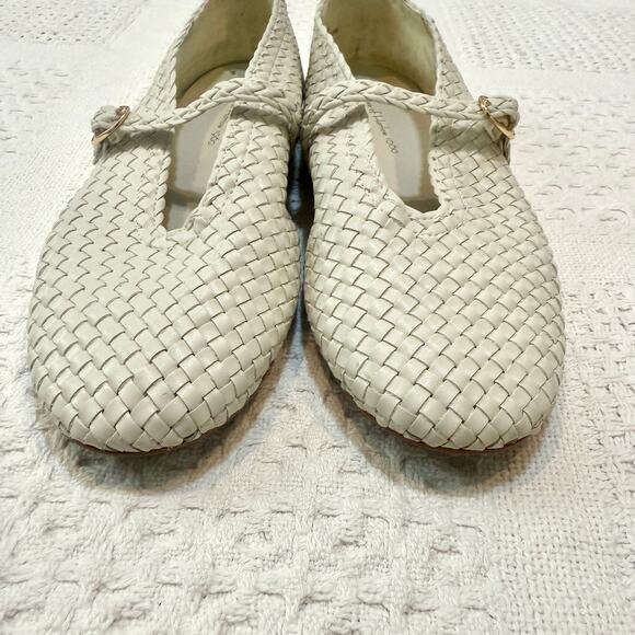 House of Harlow 1960 9 Bistro woven Mary Jane ballet flats 3003 - Picture 2 of 8